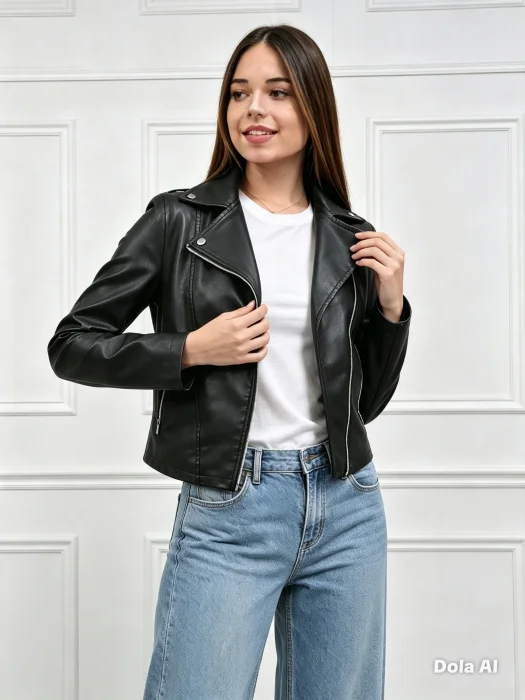 Campera Engomada Cruzada