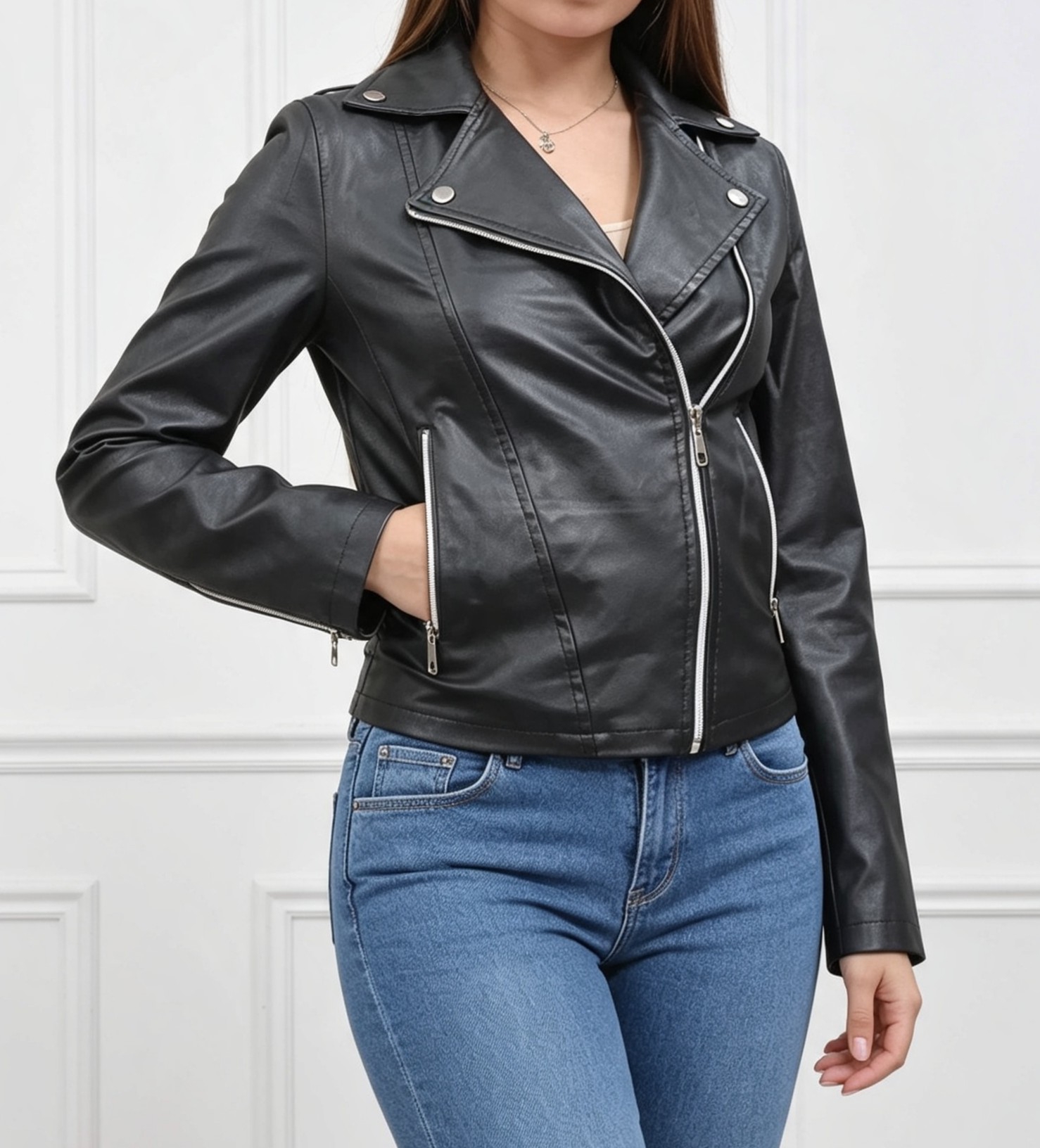 Campera Engomada Cruzada - Imagen 2