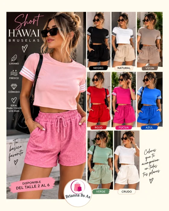 Short Hawai Bruselas