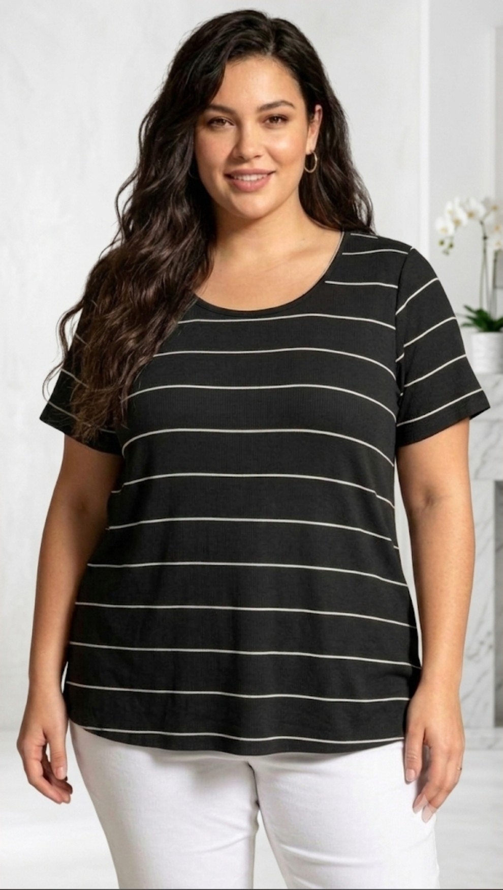 Remera Cuello Redondo Rayas - Imagen 3