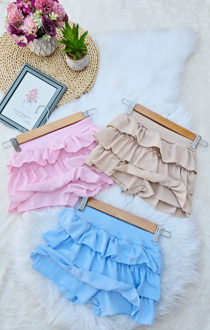 Conjuntos de Hawai. Blusa Cuello Japonés y Short Pollera. - Imagen 3