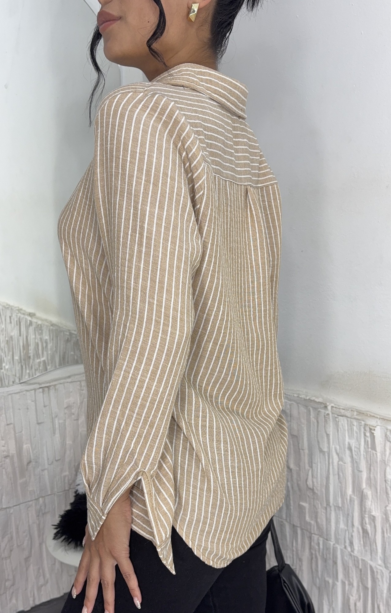 Camisa Oversai Lino - Imagen 3