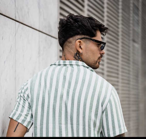 Camisa para Hombre Rayada de Lino - Imagen 4