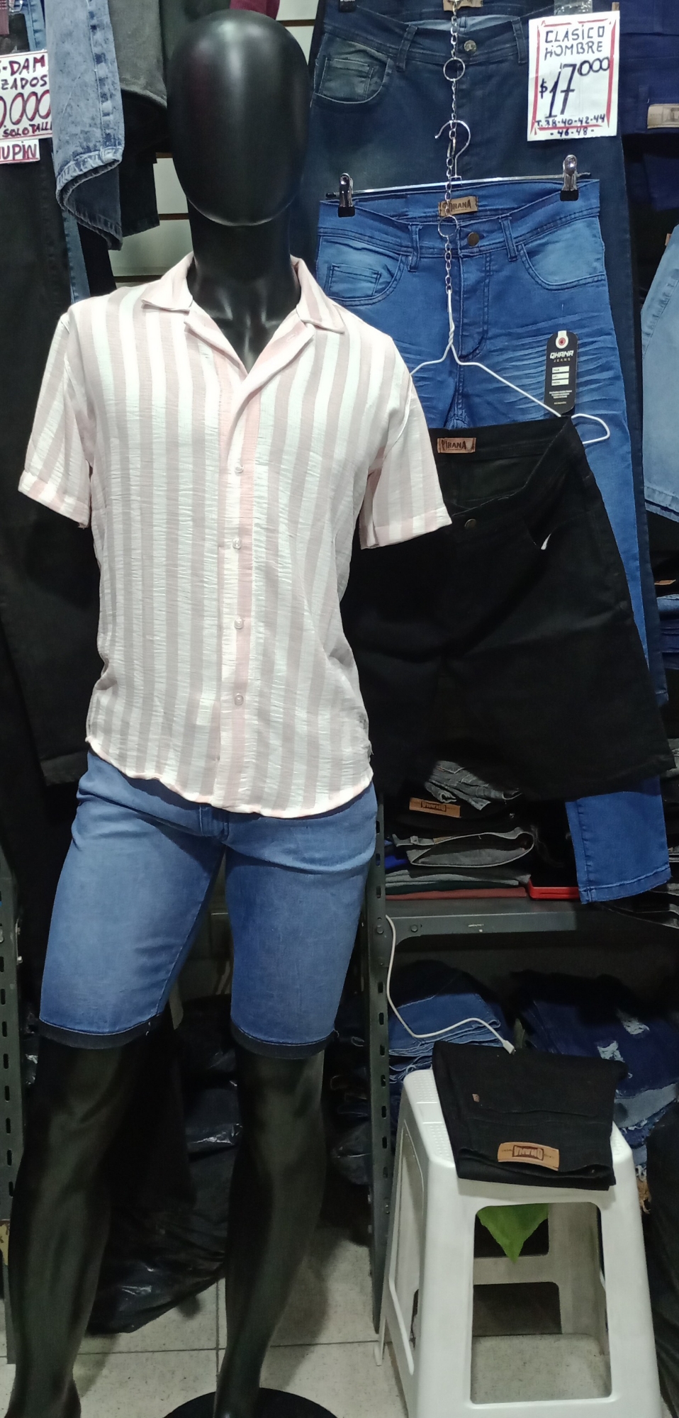 Camisa para Hombre Rayada de Lino - Imagen 6