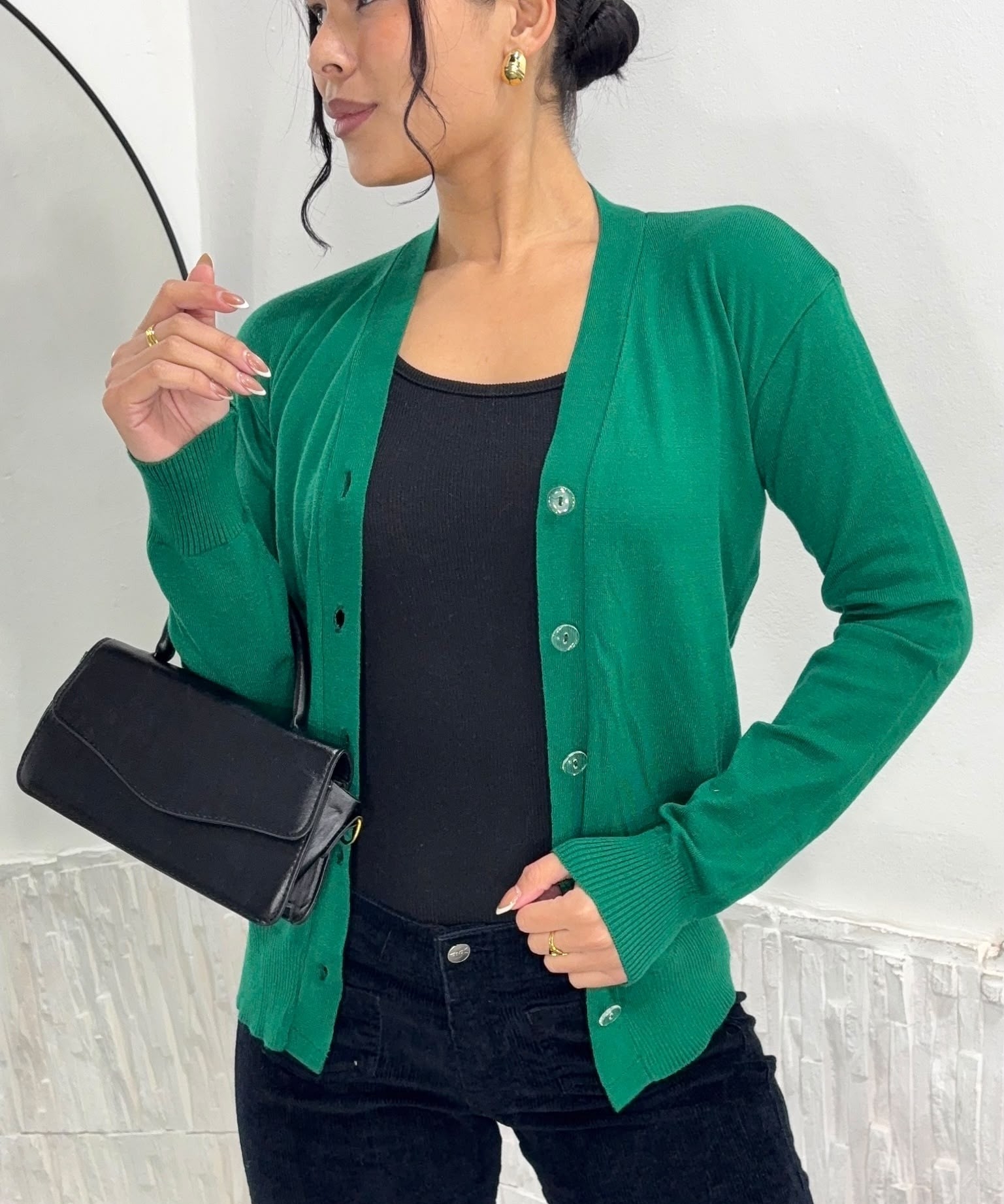 Cardigan Liso - Imagen 3