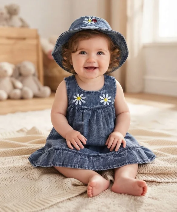 Vestidos Bebé con Sombrero