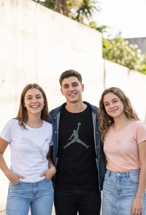 Remeras con Strás