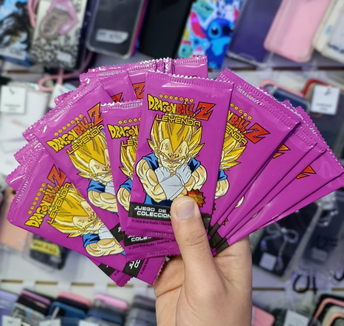 Mazo Cartas Dragon Ball Z Serie 6+20 Sobres - Imagen 2