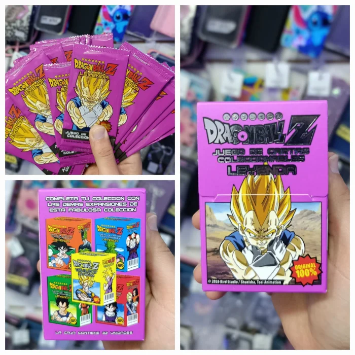 Mazo Cartas Dragon Ball Z Serie 6+20 Sobres