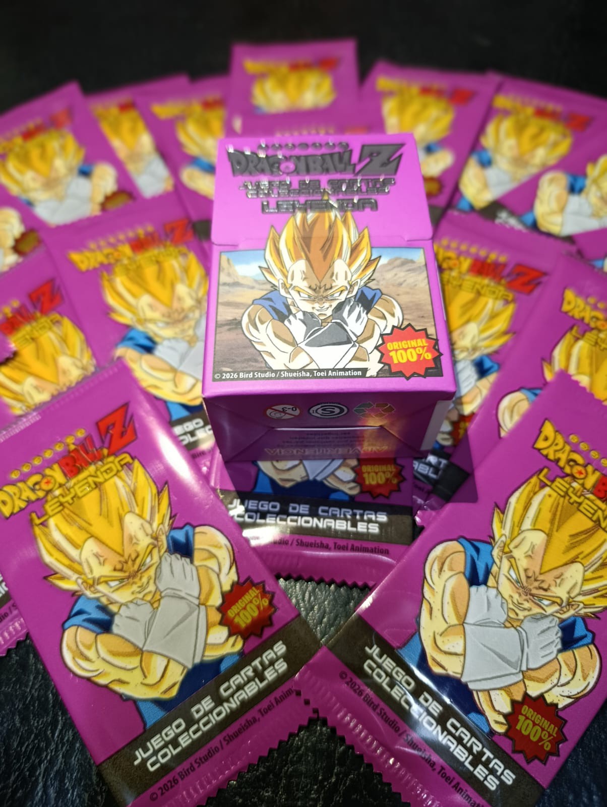Mazo Cartas Dragon Ball Z Serie 6+20 Sobres - Imagen 3