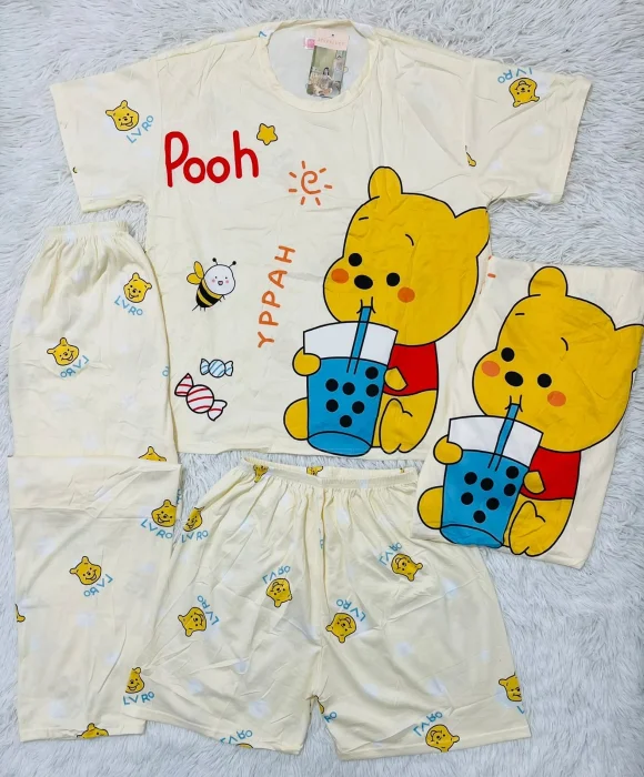 Pijamas de 4 Piezas