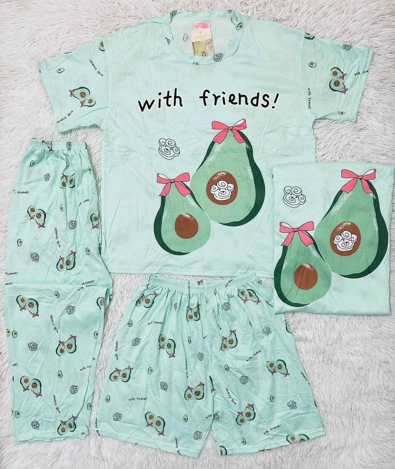 Pijamas de 4 Piezas - Imagen 2
