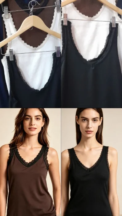 Musculosas Morley con Encaje
