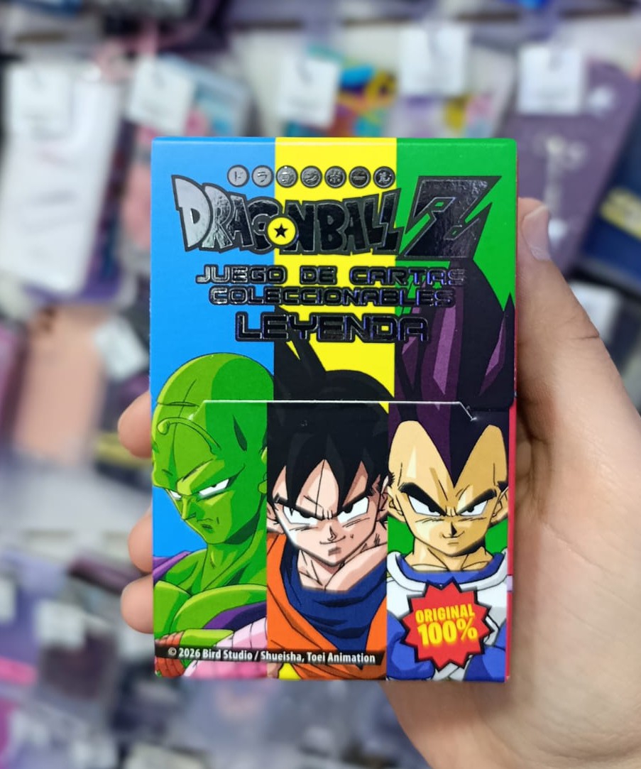 Mazo Cartas Dragon Ball Z Guerreros Leyenda+20 Sobres - Imagen 2