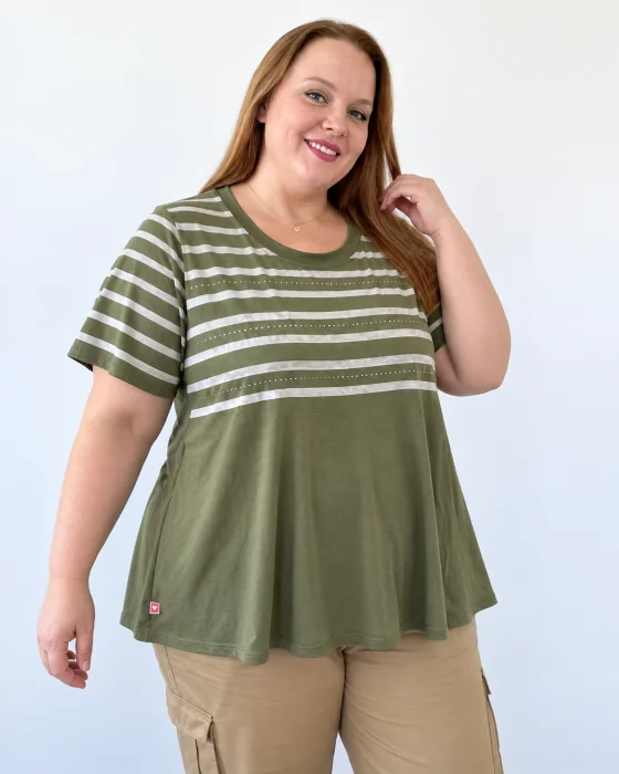 Remera Evace Rayado
