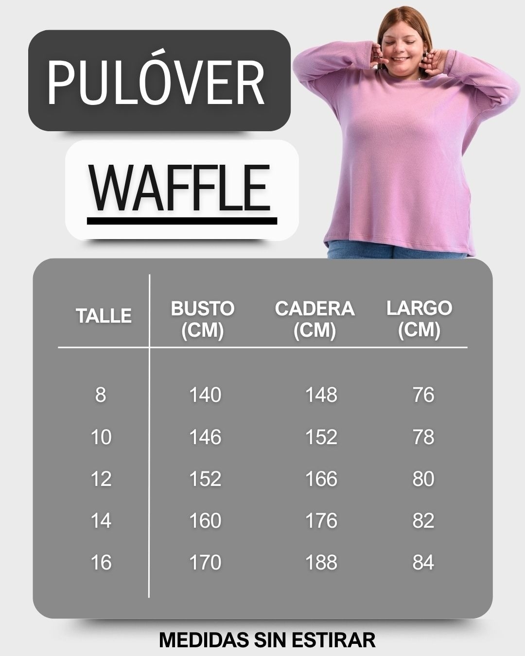 Pulover Wafle - Imagen 2