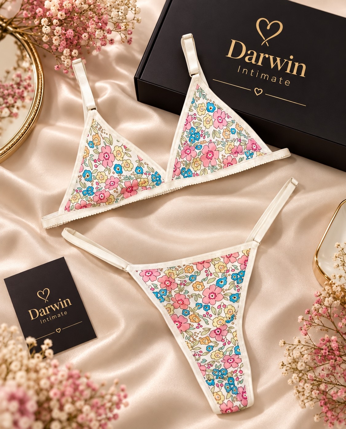 *(art:bra3) Conjunto Bralette Microfibra Estampada Darwin Intimate* - Imagen 4