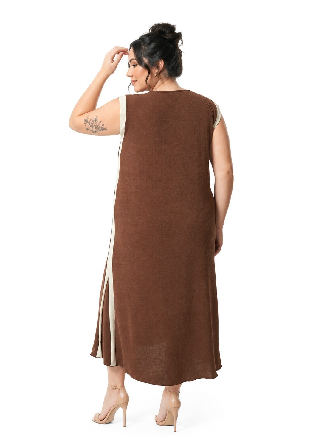 Vestido Largo de Cey Combi con Tajos Laterales - Imagen 2