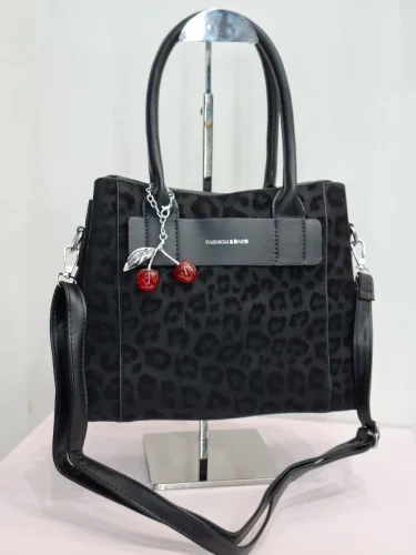 Cartera Gamuza Print