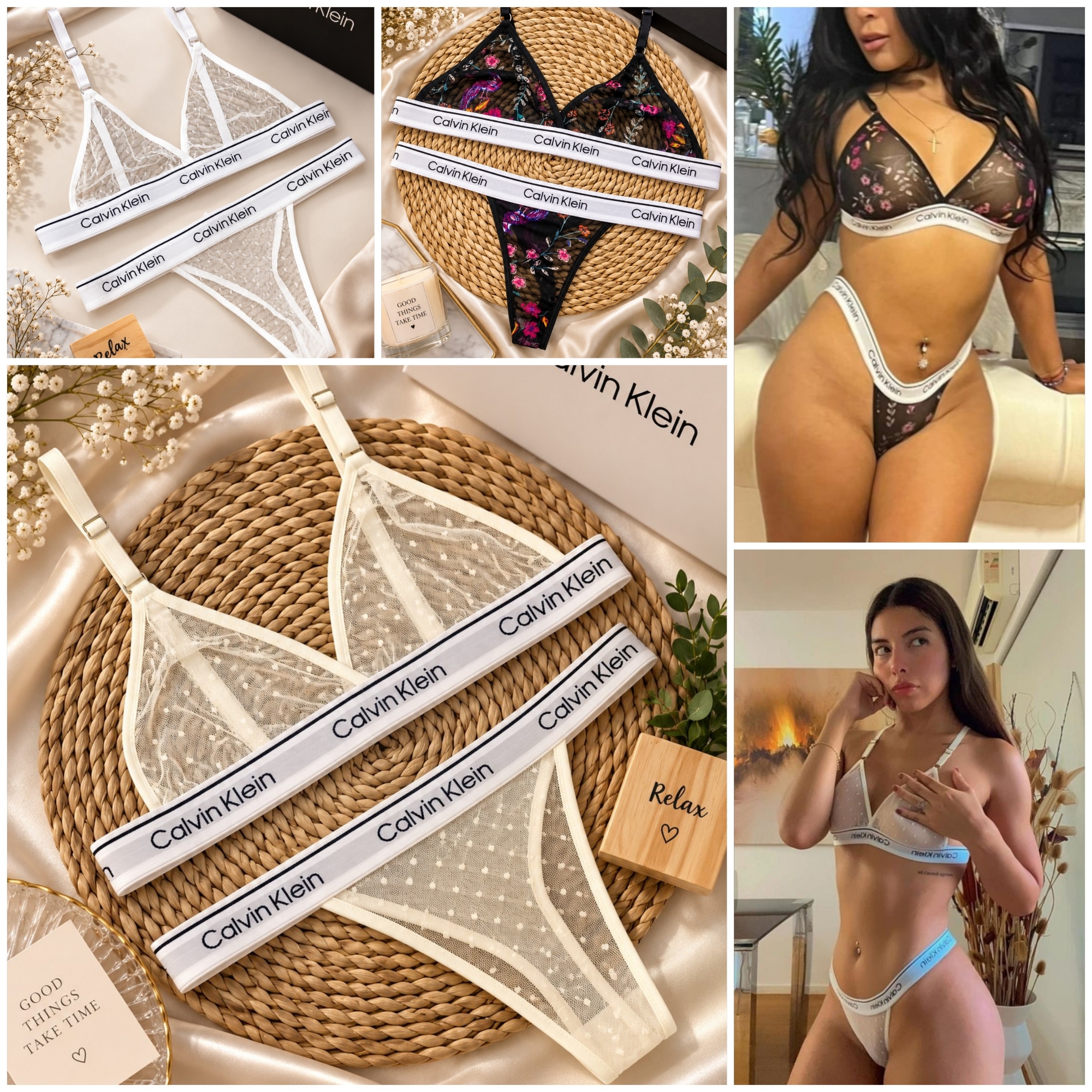 *(art:ckbra1) Conjunto C,k Bralette Microtull* - Imagen 1