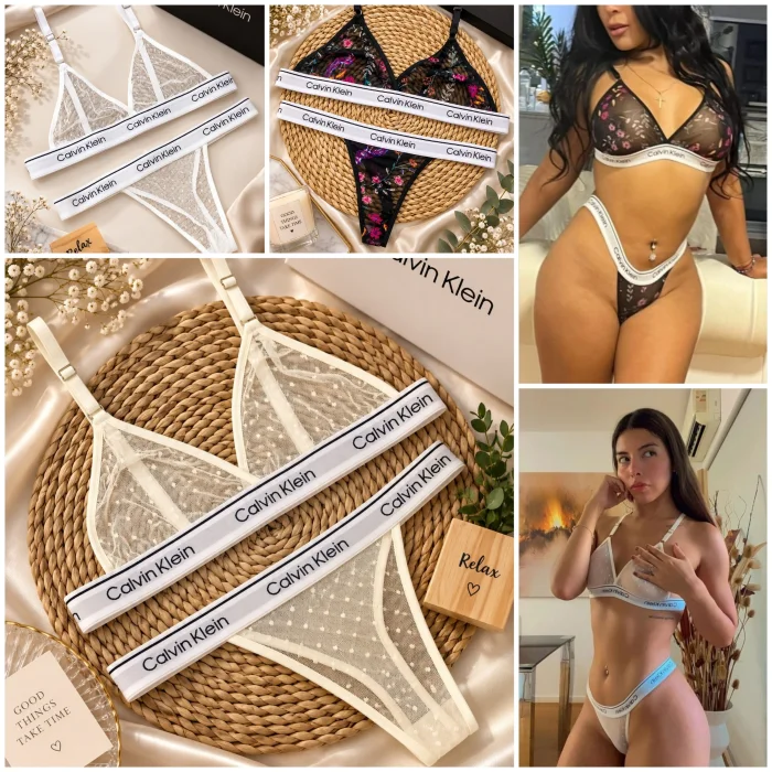 *(art:ckbra1) Conjunto C,k Bralette Microtull*