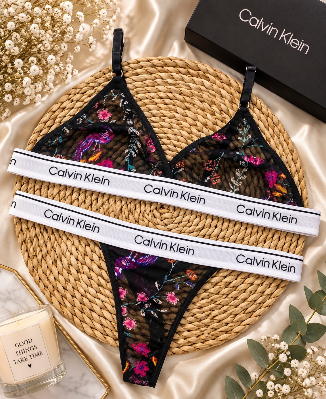 *(art:ckbra1) Conjunto C,k Bralette Microtull* - Imagen 5