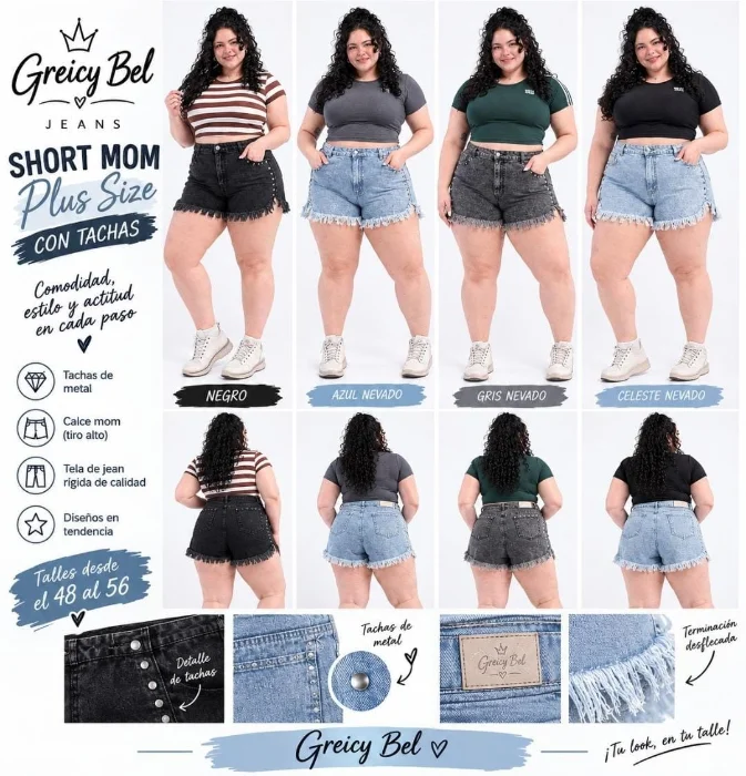 Short Mom Talle Especial
