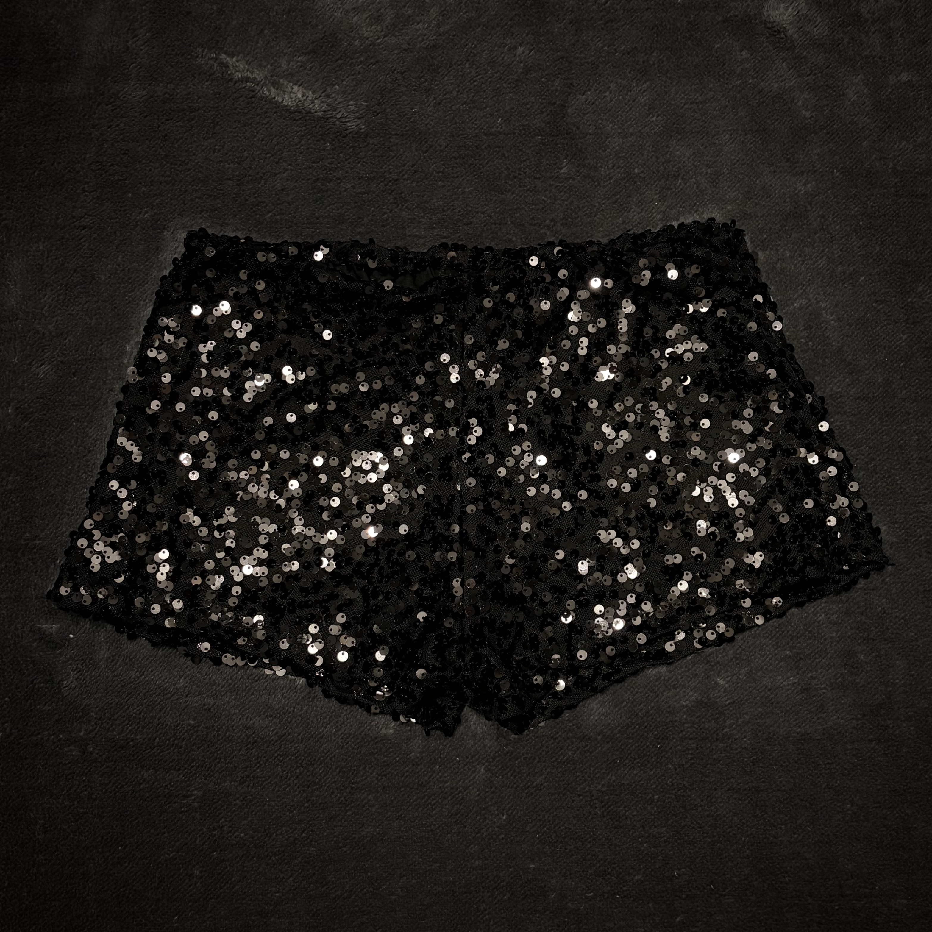 Shorts de Lentejuela Negro - IMG_8695.jpeg