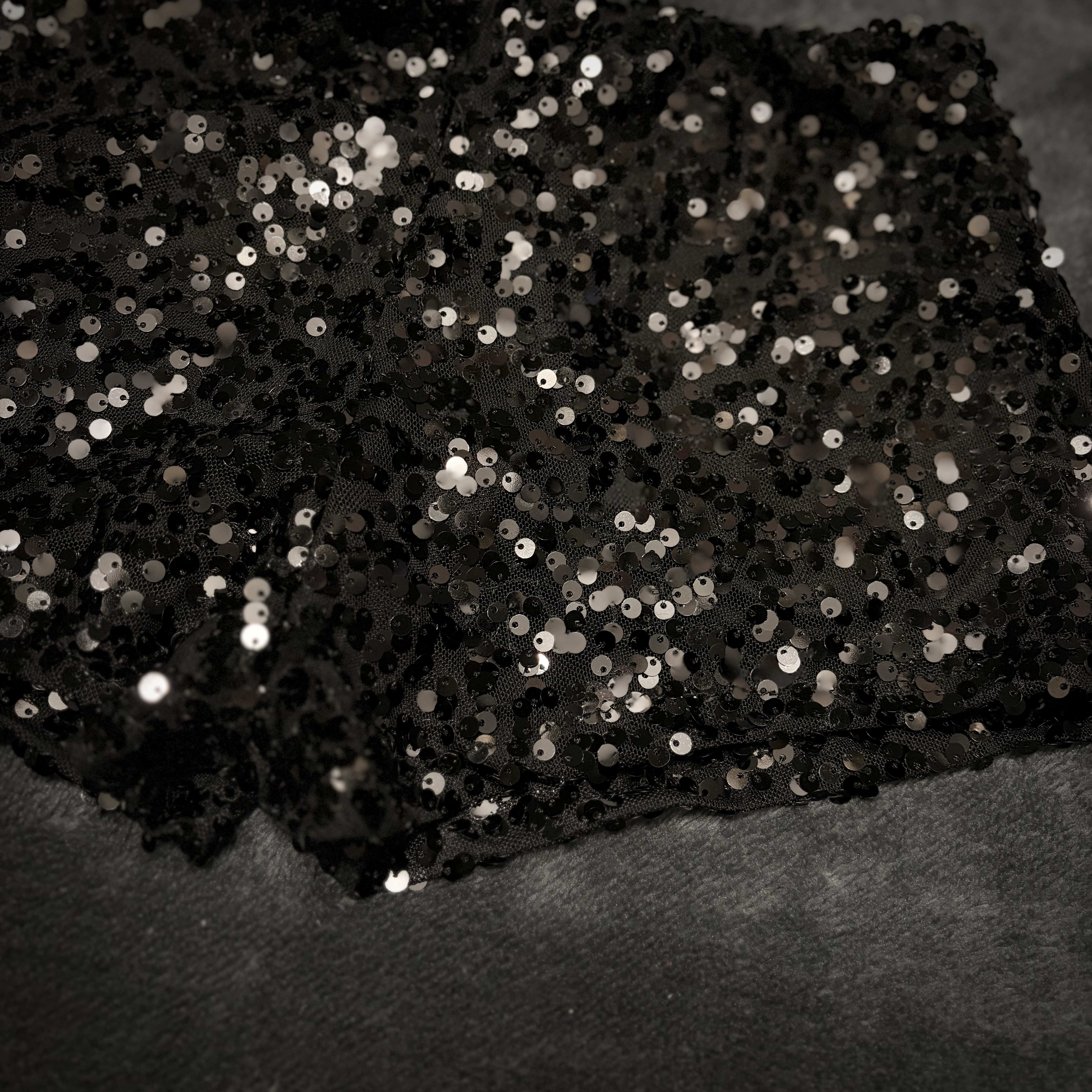 Shorts de Lentejuela Negro - IMG_8696.jpeg