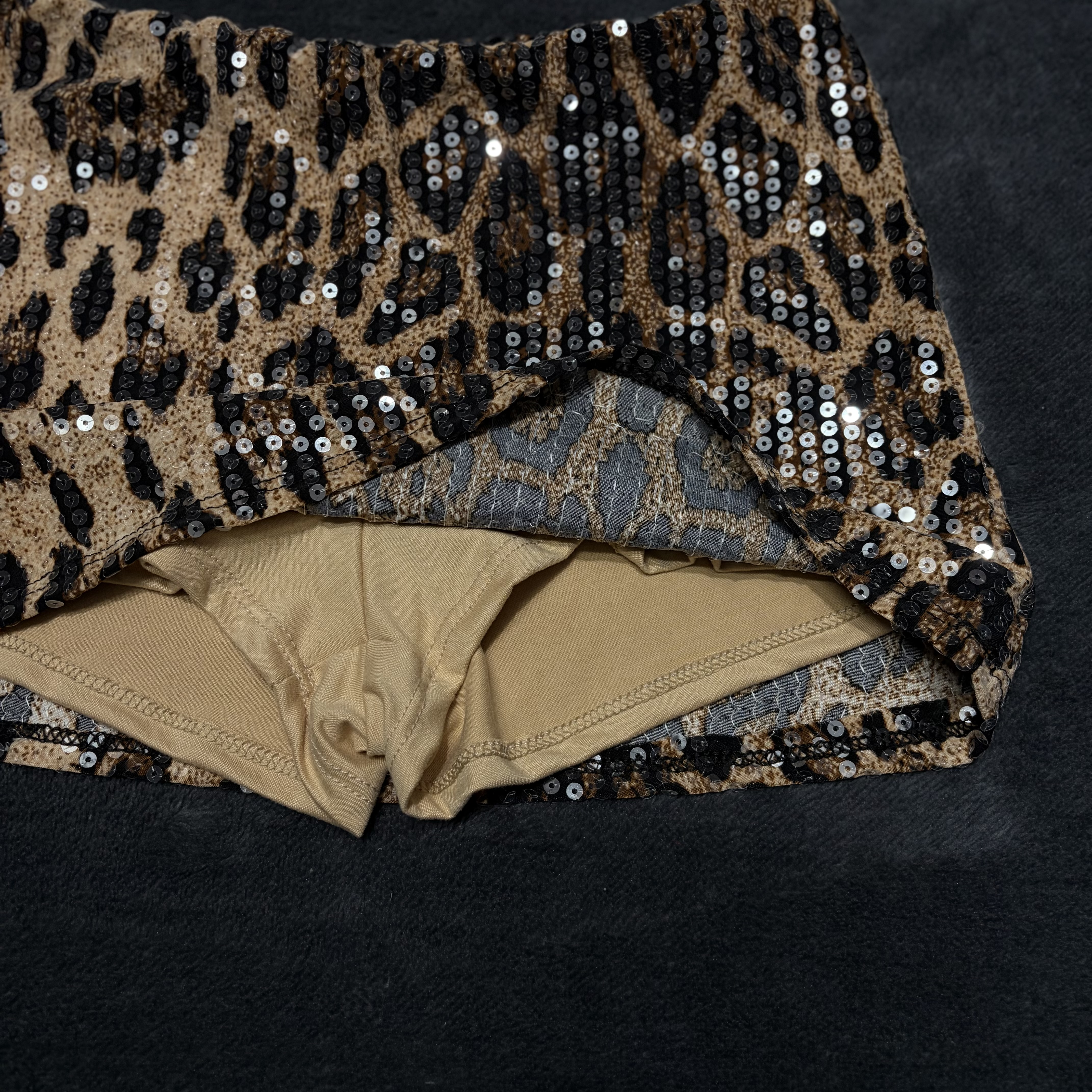 Pollera de Lentejuela Animal Print - IMG_8693.jpeg