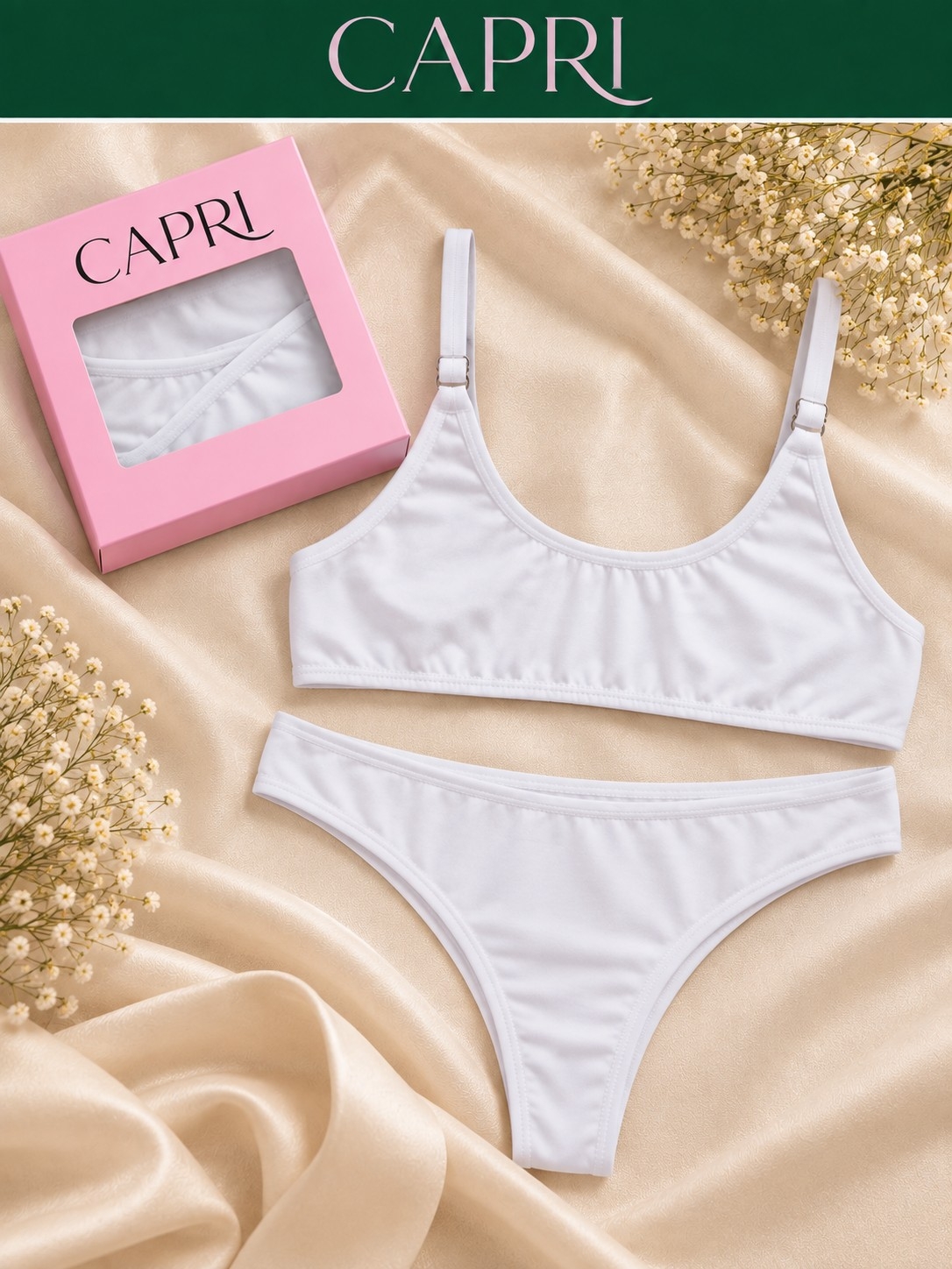 (art:71)conjunto Bralette Deportivo Algodon Capri - Imagen 8