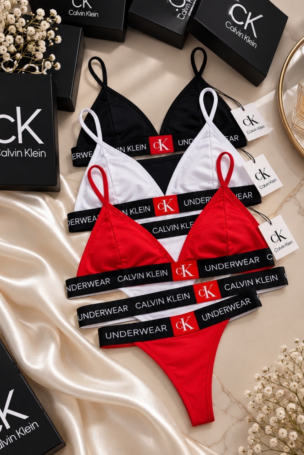 (art:ckdep1)conjunto Ck Bralette Deportivo Algodon - Imagen 2