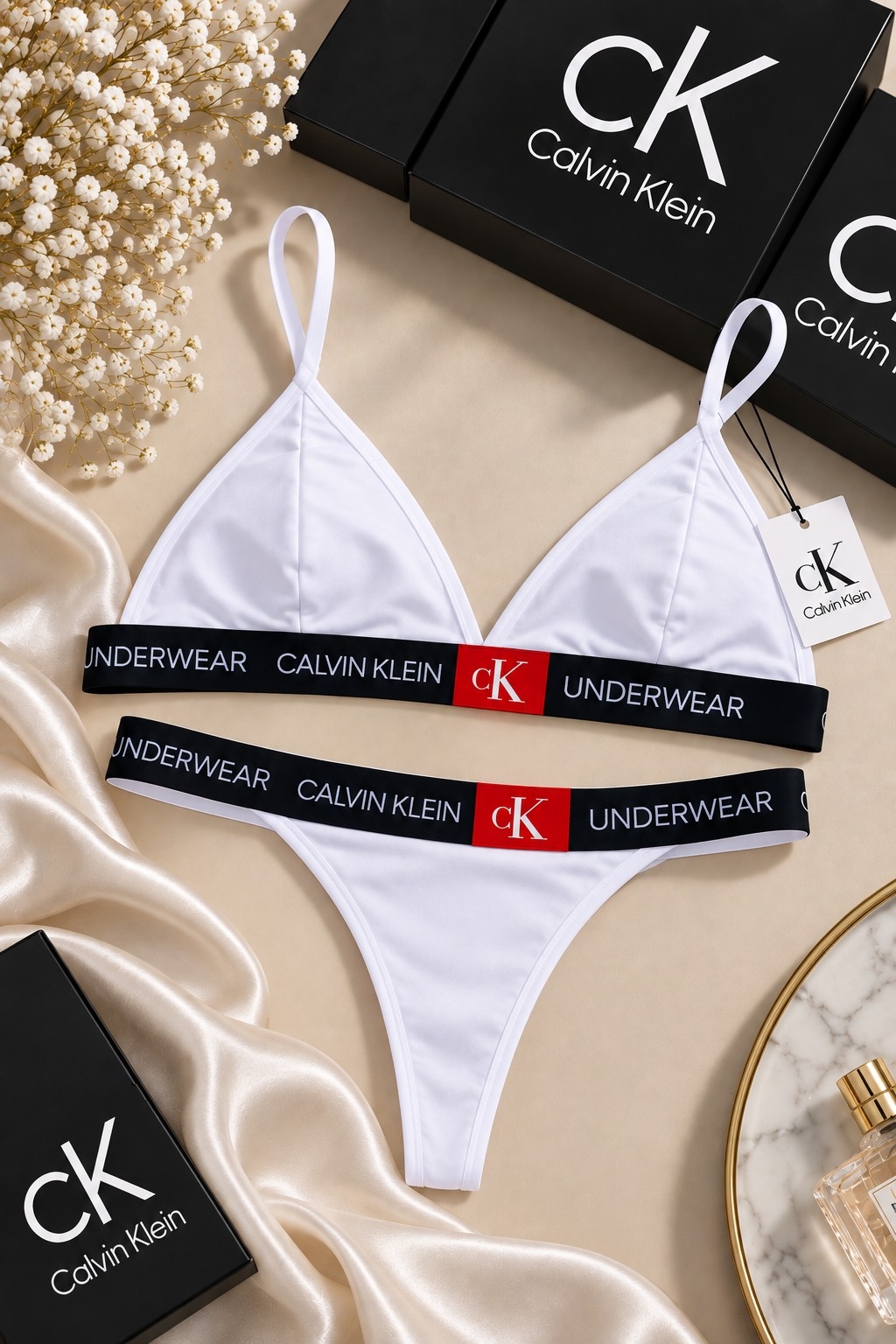 (art:ckdep1)conjunto Ck Bralette Deportivo Algodon - Imagen 3