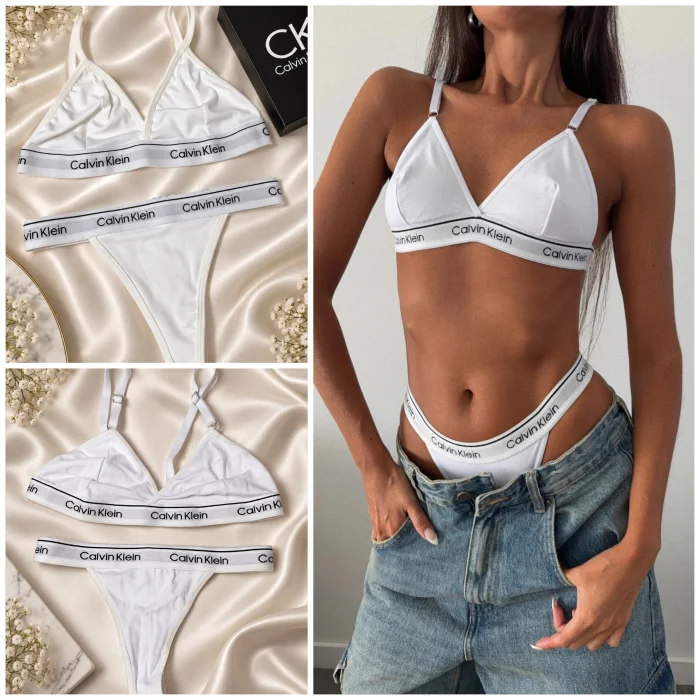 (art:ckdep2)conjunto Ck Bralette Deportivo Algodon