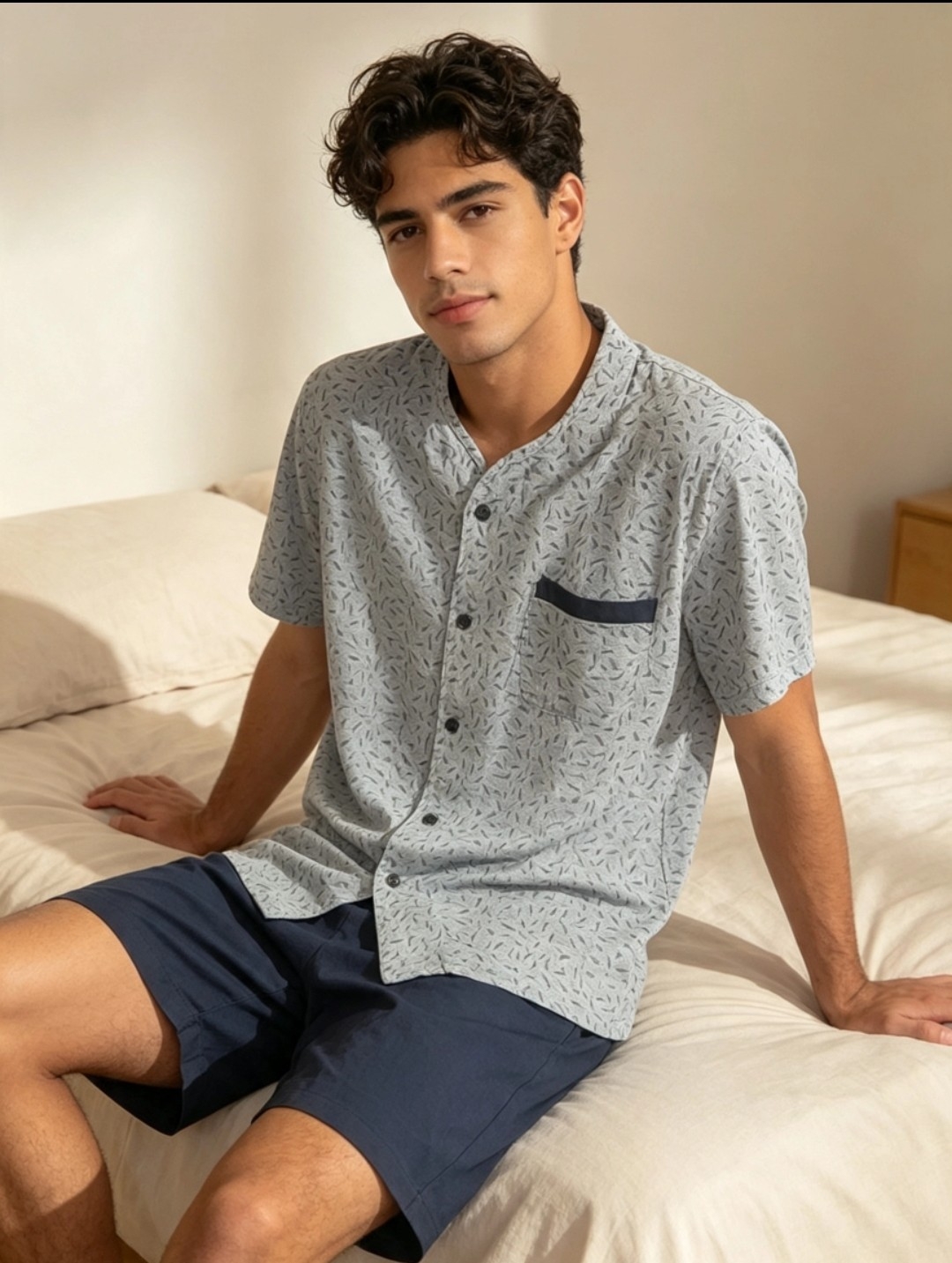 Pijama de Hombre Abotonado - Imagen 5