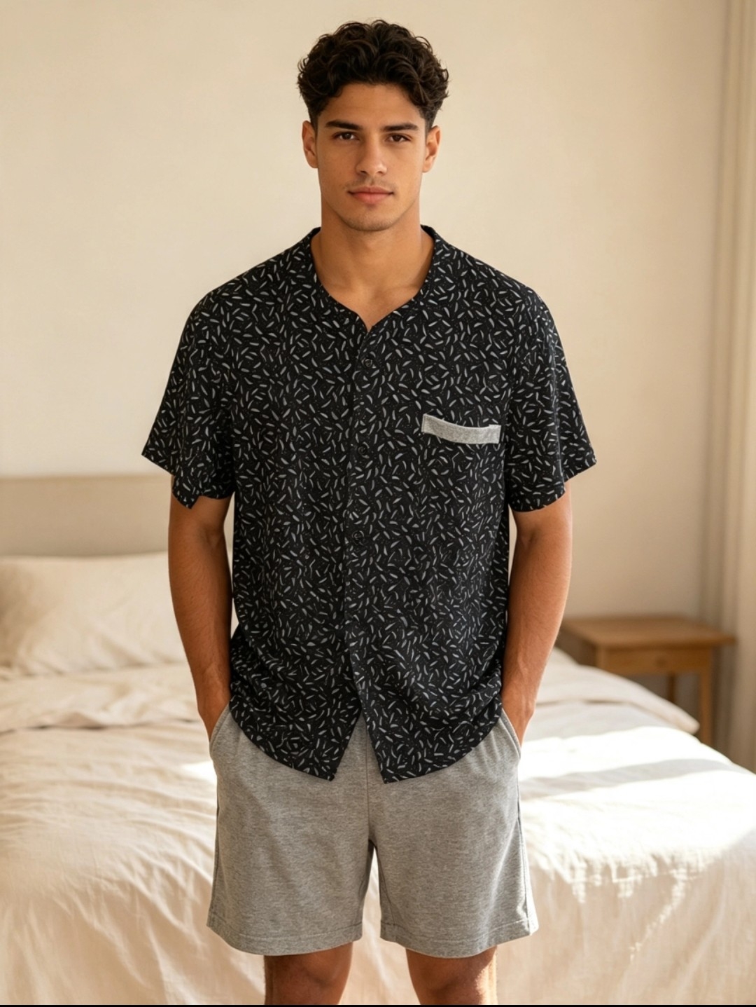 Pijama de Hombre Abotonado - Imagen 6