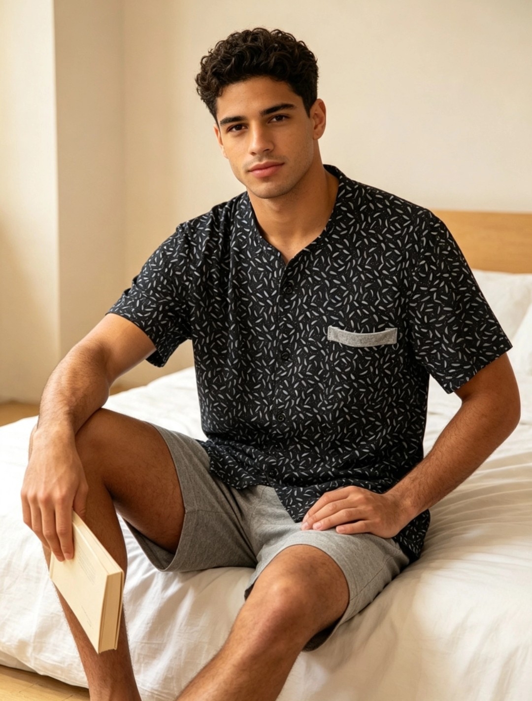 Pijama de Hombre Abotonado - Imagen 7