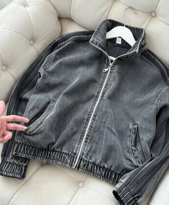 Campera Jeans Lineas