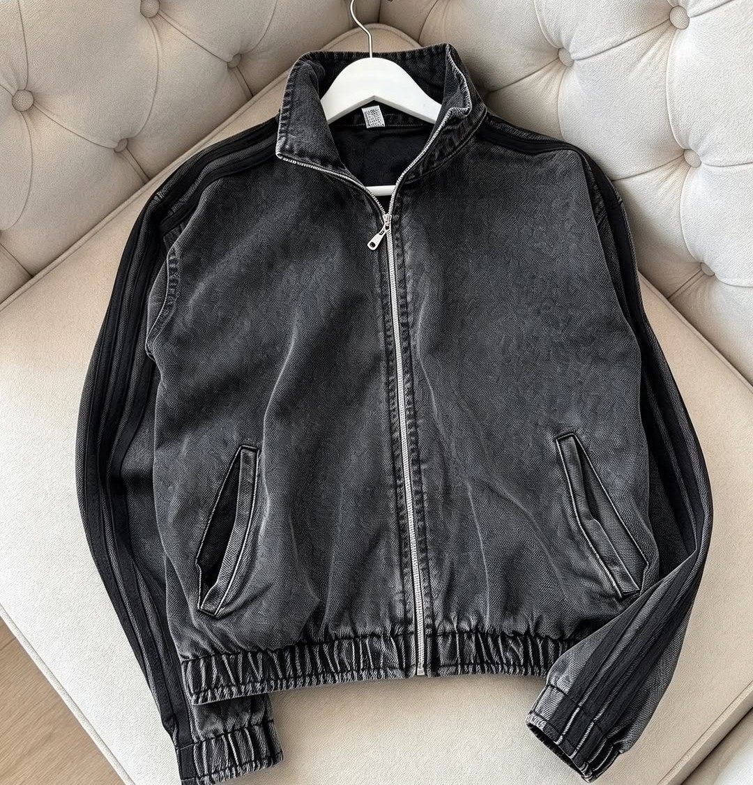 Campera Jeans Lineas - Imagen 2