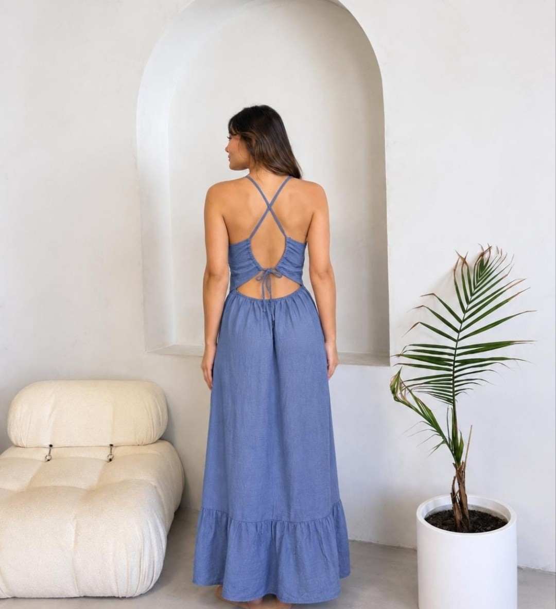 Vestido Lino - Imagen 2