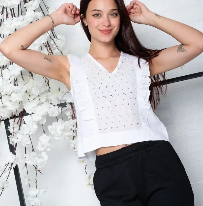 Blusa con Lazo