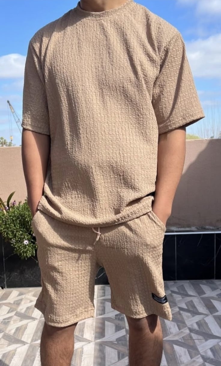 Conjunto Hawai Corte Oversize de Hombre - Imagen 2