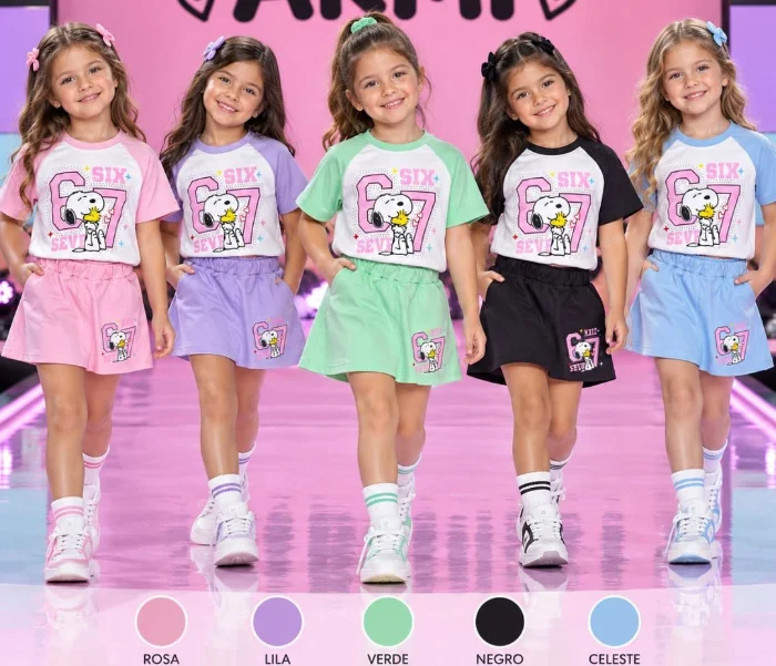 Conjuntos Short Pollera