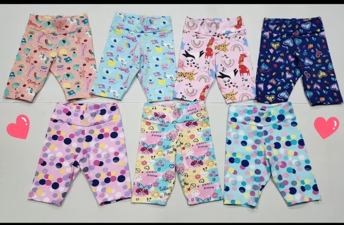 Biker Alg/lycra Estampado de Nena