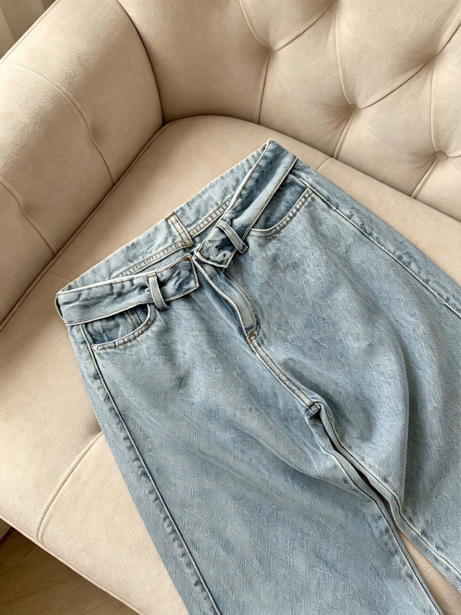 Wide Leg con Cintura Doblada - Imagen 4