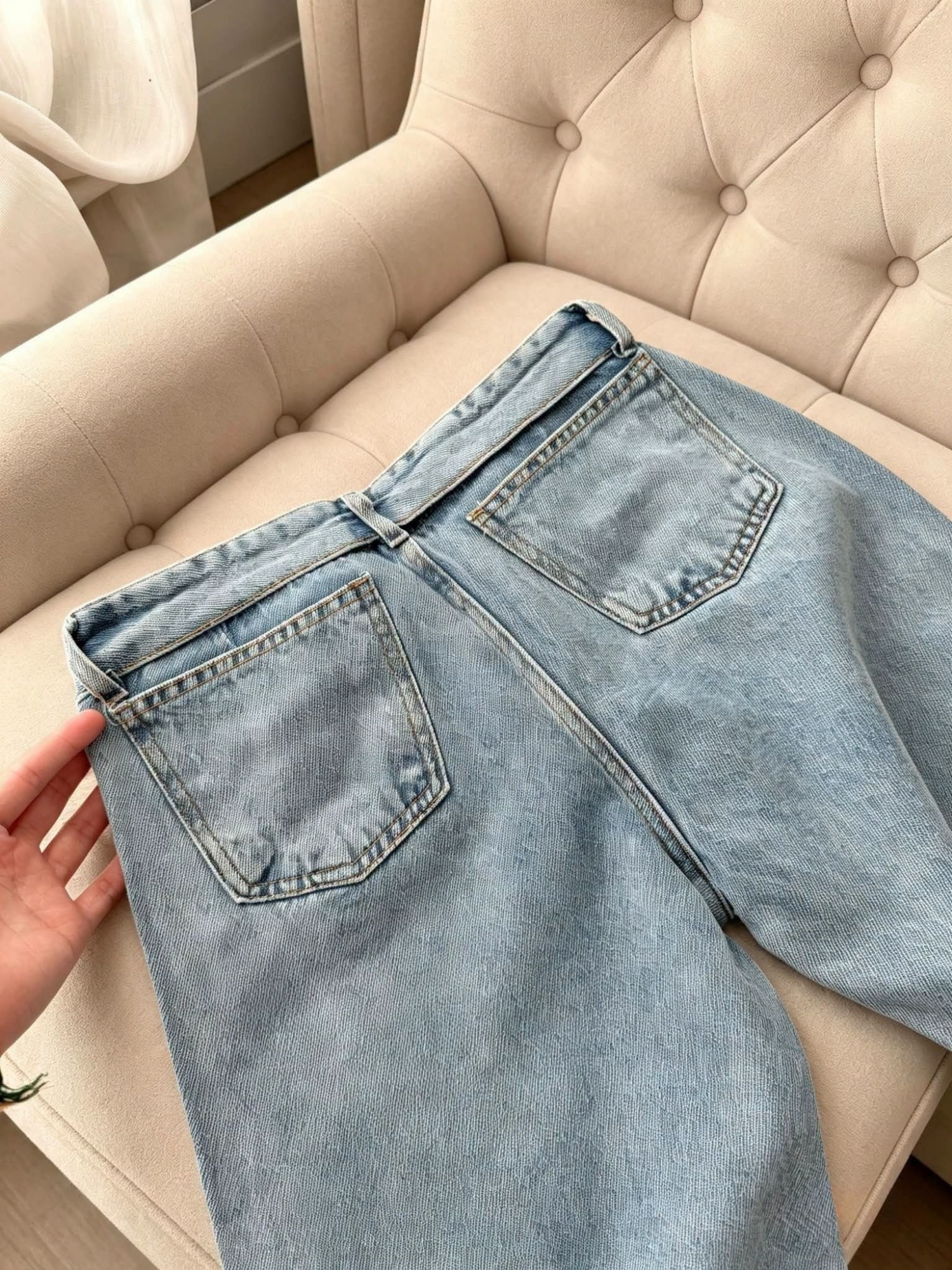 Wide Leg con Cintura Doblada - Imagen 5