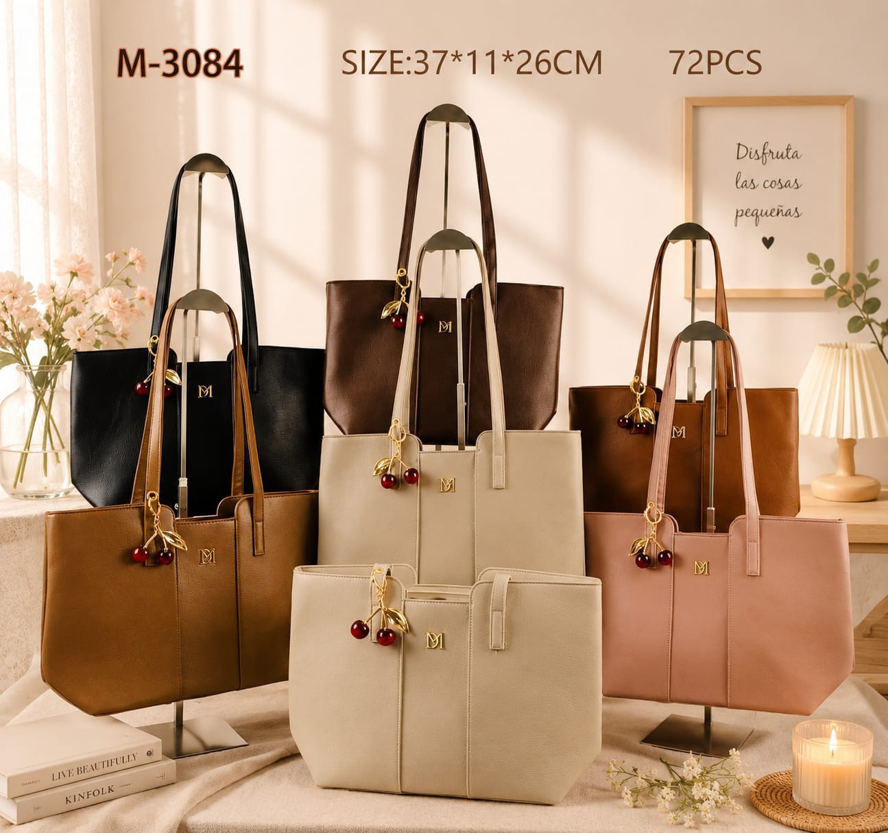 Carteras Fashion con Llaveros - Imagen 2