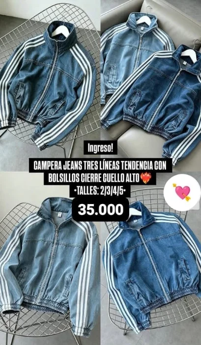 Campera 3 Lineas