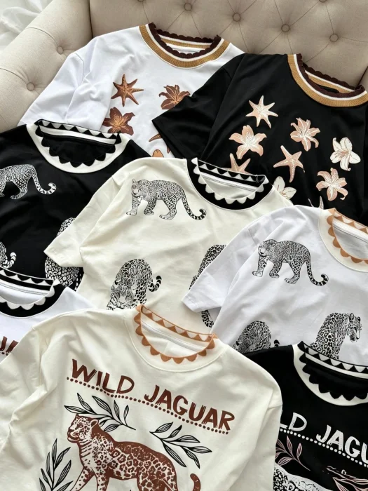 Remera Cuello Tejidos (tendencia)