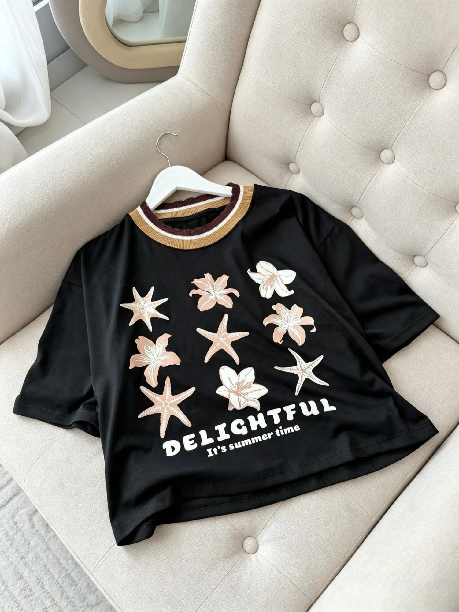 Remera Cuello Tejidos (tendencia) - Imagen 2